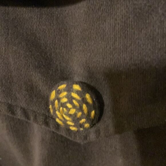 Judith March Size Small 3-tiered ruffle jacket w/bell sleeves & appliqué detail - Picture 11 of 13